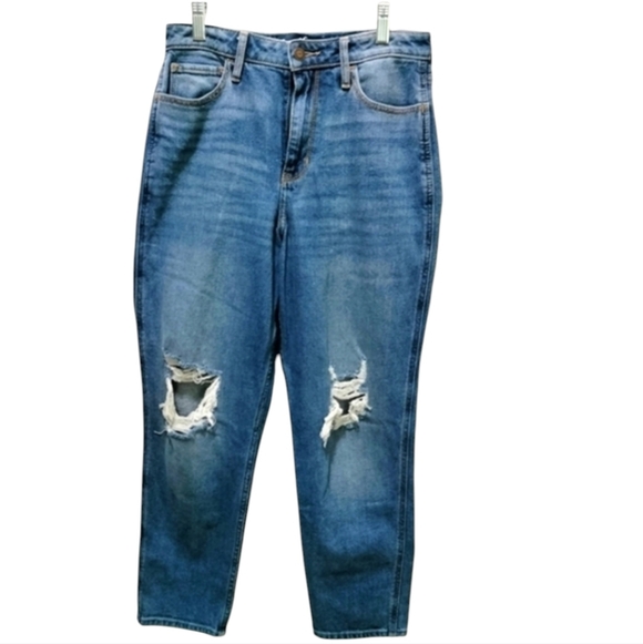 Hollister Light Blue Straight Leg Jeans Size 28W-27L - Picture 2 of 6